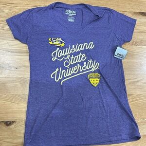 LSU LADIES SHIRT XL VNECK NWT AVOCARE CLASSIC 2018
